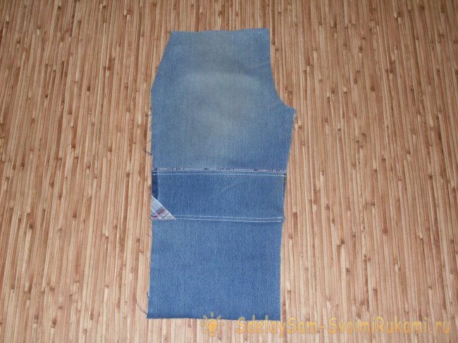 Перешиваем джинсы на малыша