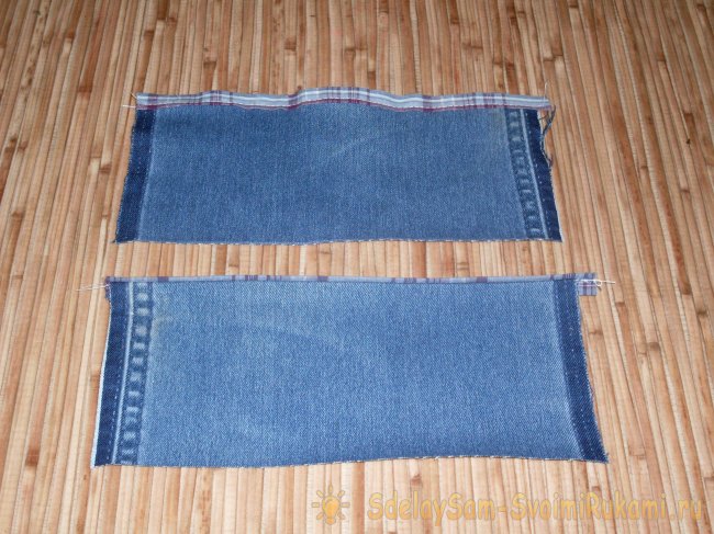 Перешиваем джинсы на малыша