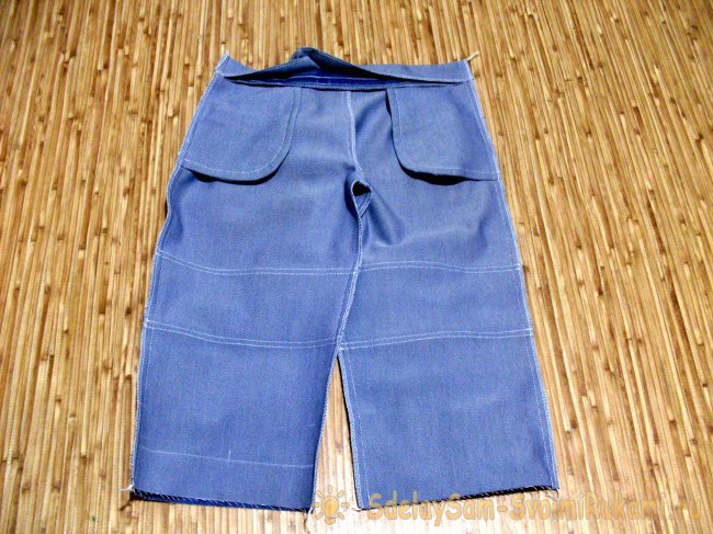 Перешиваем джинсы на малыша