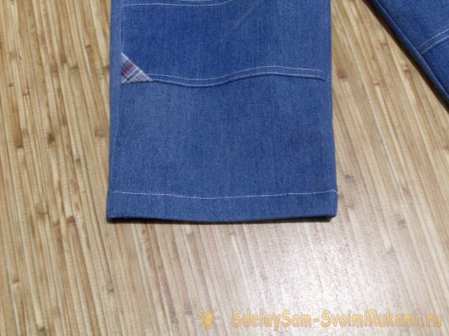 Перешиваем джинсы на малыша