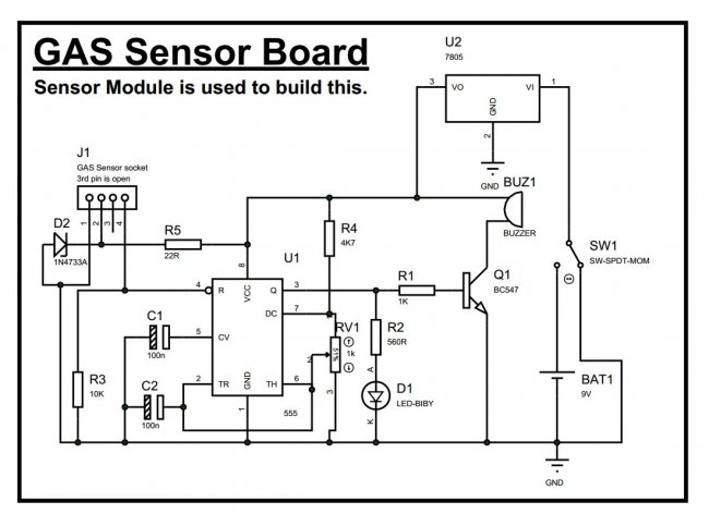 Датчик утечки газа своими руками