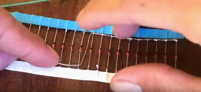 Солнечная батарея из диодов своими руками