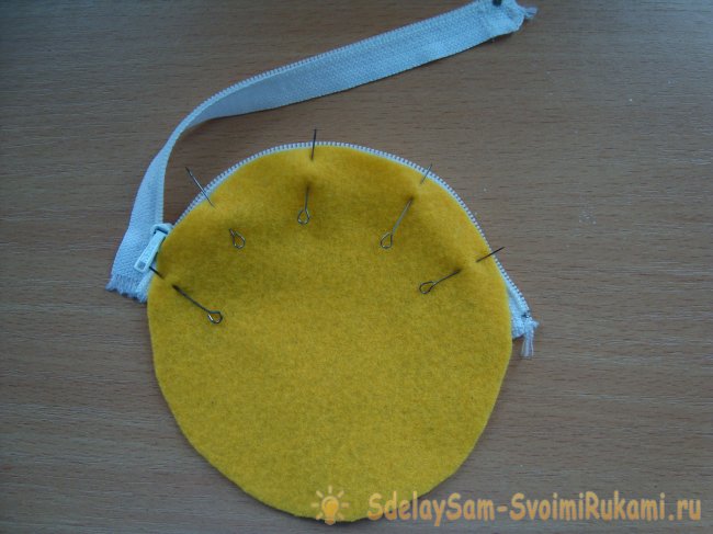 Детский кошелек Пикачу из фетра