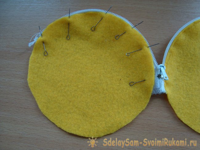 Детский кошелек Пикачу из фетра