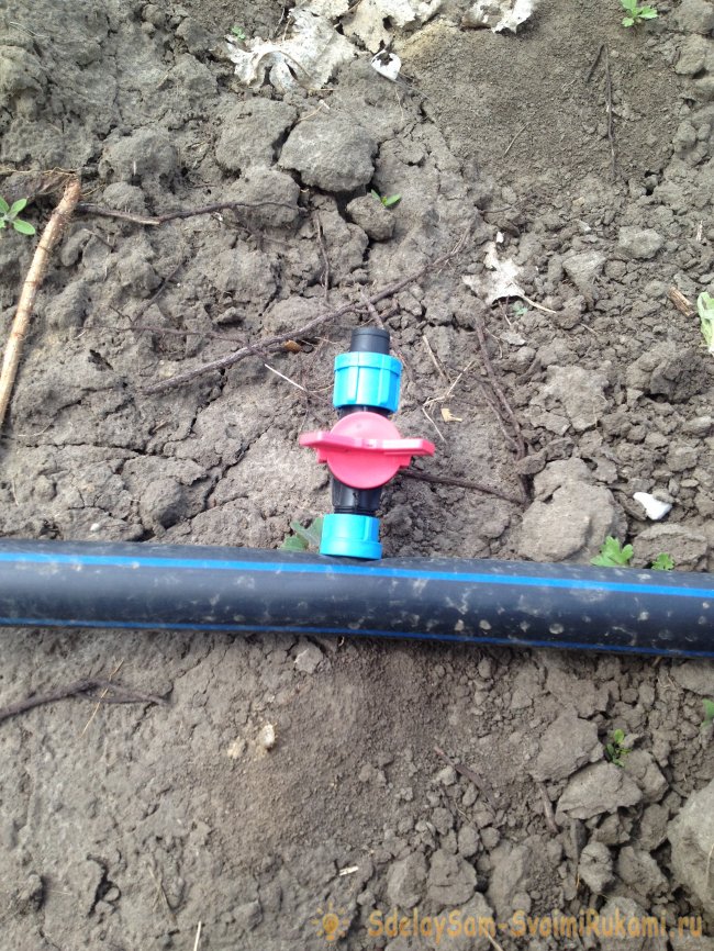 Создание сада с системой полива