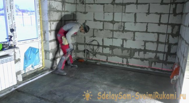 Стяжка пола