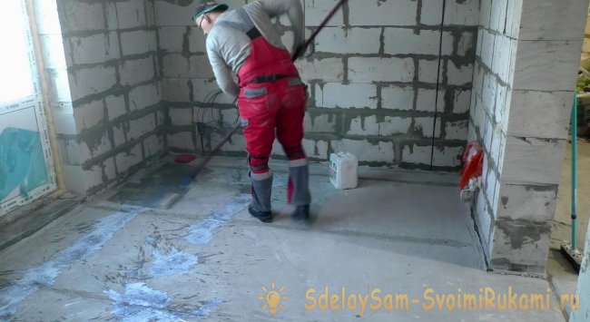 Стяжка пола