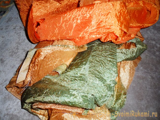 Моя первая попытка сделать шарф в технике крейзи вул