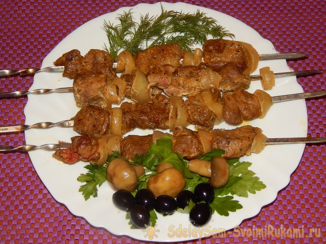 Шашлык в духовке