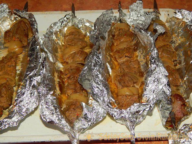 Шашлык в духовке