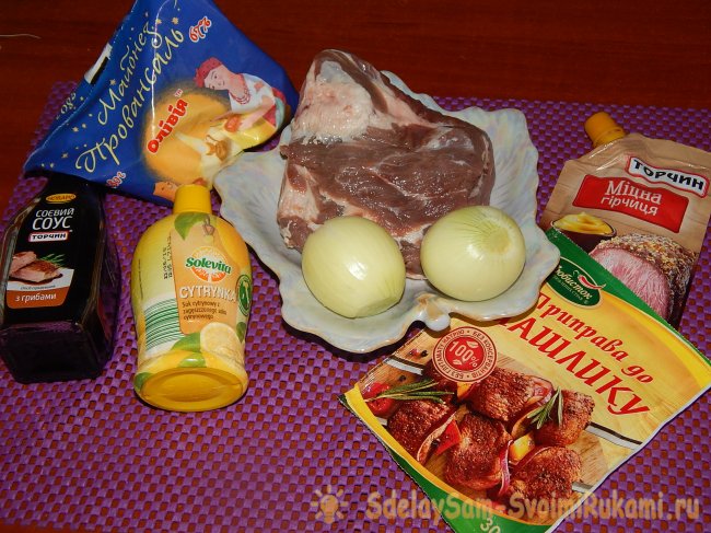 Шашлык в духовке