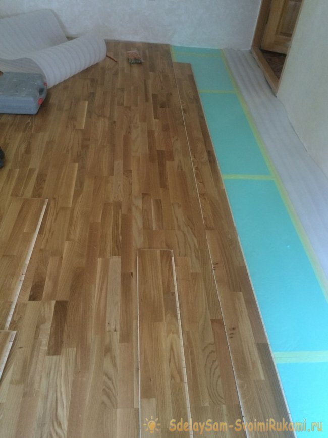 Укладка ламината своими руками