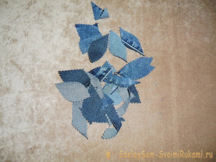 Наволочки из старых джинсов