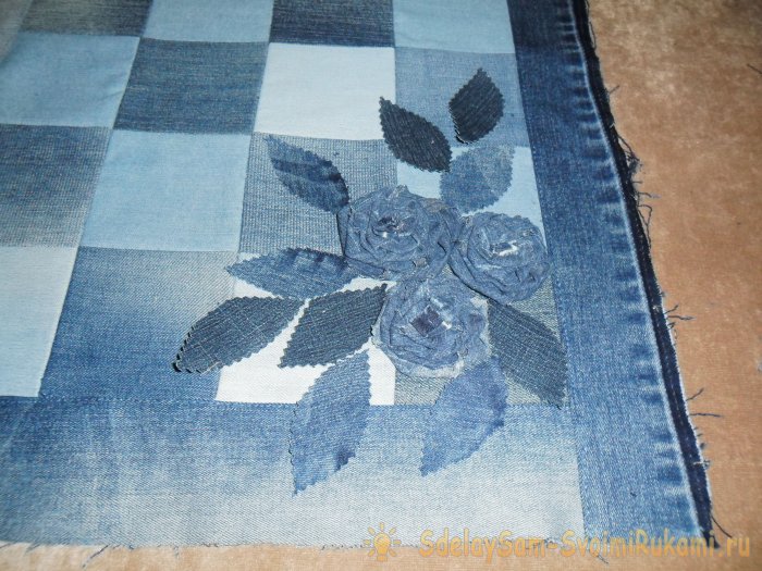 Наволочки из старых джинсов