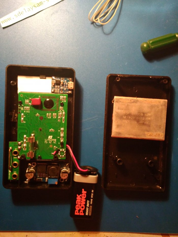 Переделка мультиметра на li-ion с зарядкой