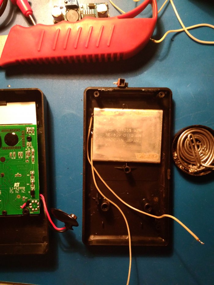 Переделка мультиметра на li-ion с зарядкой
