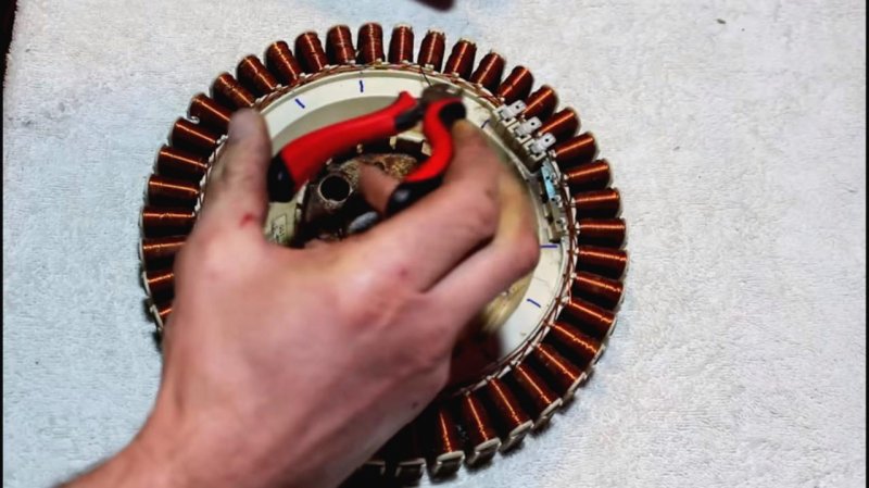 Электрогенератор  переделка двигателя от стиральной машины