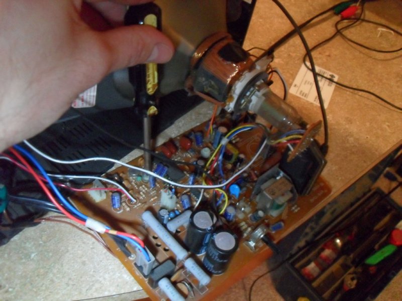 Осциллограф из старого телевизора