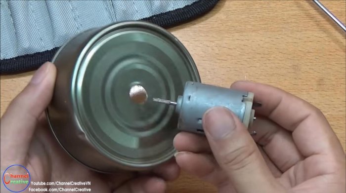 Воздуходувка из консервной банки