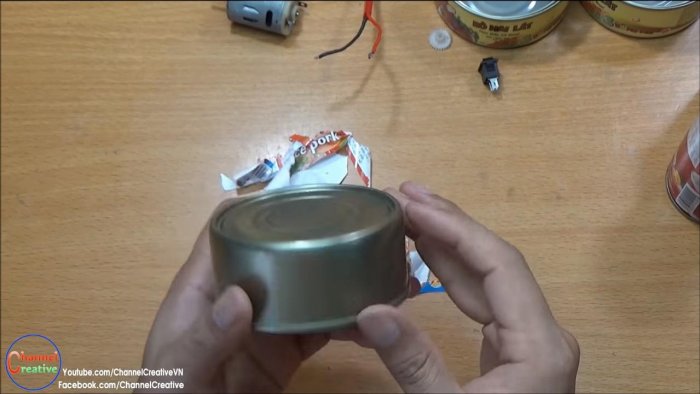 Воздуходувка из консервной банки