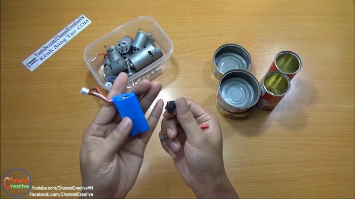 Воздуходувка из консервной банки