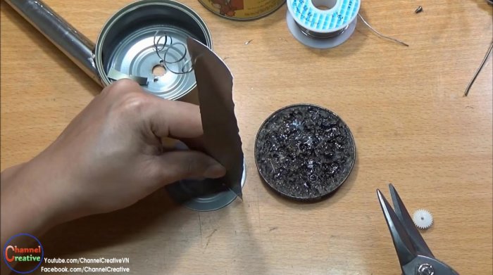 Воздуходувка из консервной банки