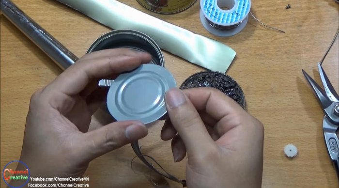 Воздуходувка из консервной банки