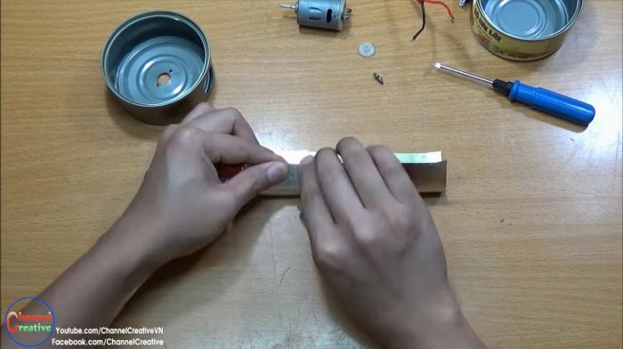 Воздуходувка из консервной банки