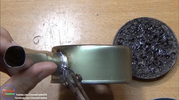 Воздуходувка из консервной банки
