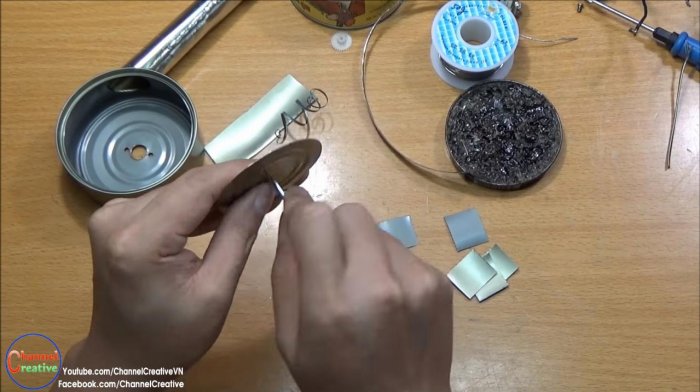 Воздуходувка из консервной банки