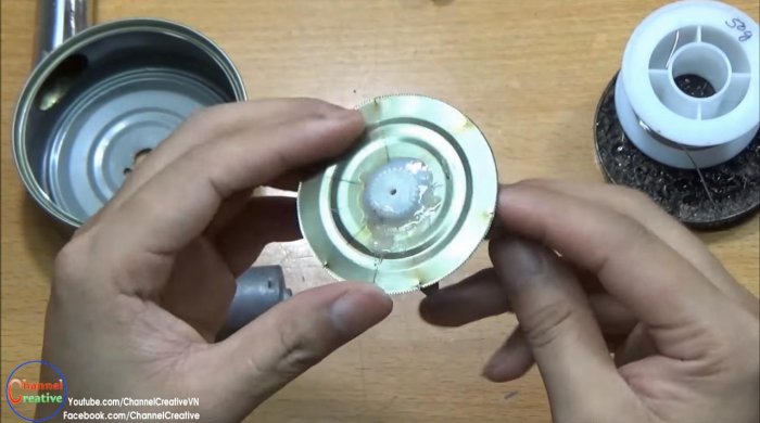 Воздуходувка из консервной банки