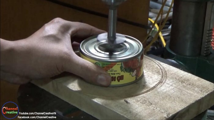 Воздуходувка из консервной банки