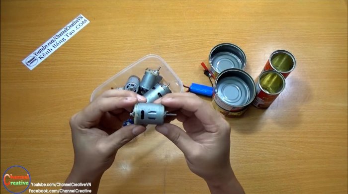 Воздуходувка из консервной банки