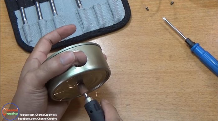 Воздуходувка из консервной банки