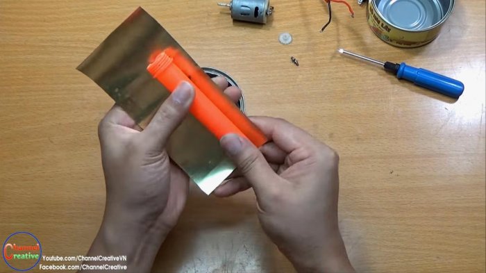 Воздуходувка из консервной банки
