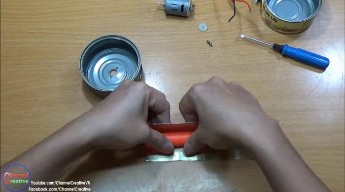 Воздуходувка из консервной банки