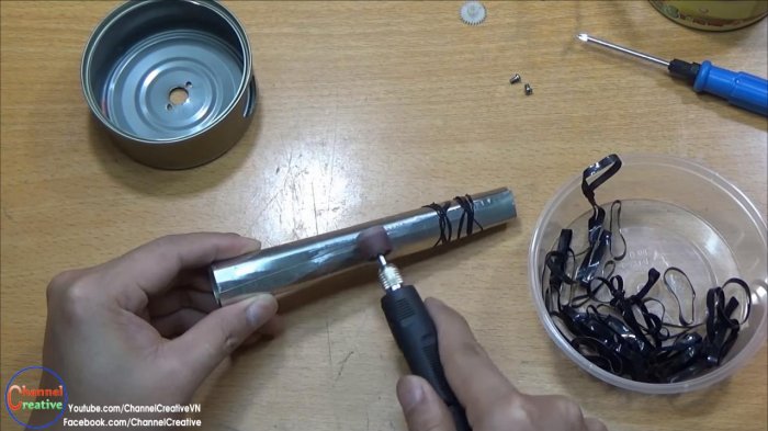 Воздуходувка из консервной банки