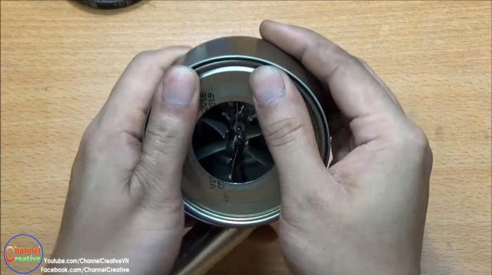 Воздуходувка из консервной банки