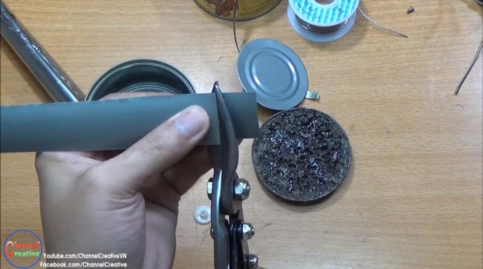 Воздуходувка из консервной банки