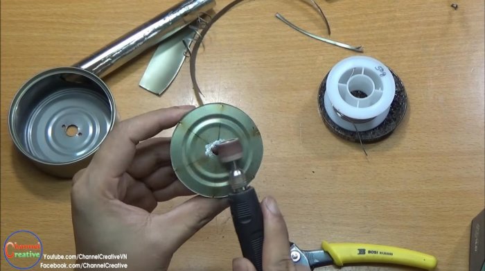Воздуходувка из консервной банки