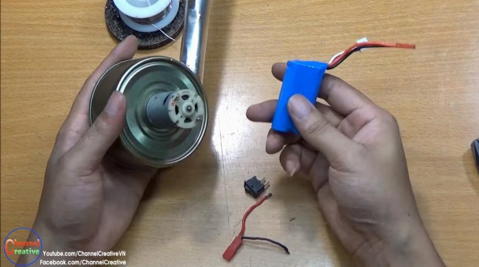 Воздуходувка из консервной банки