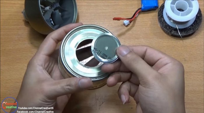 Воздуходувка из консервной банки