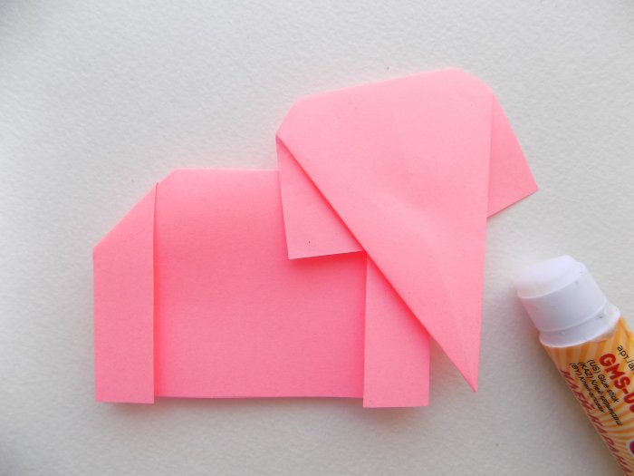 Слоник из бумаги