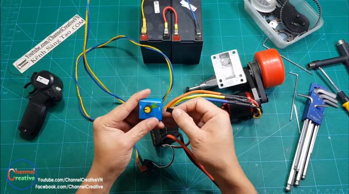 Электровелосипед на базе бесщеточного двигателя