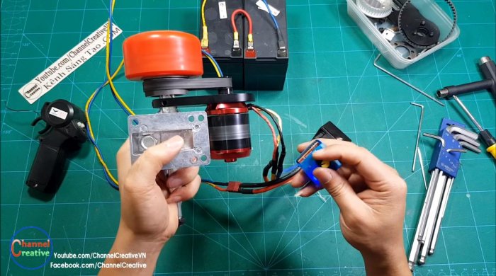 Электровелосипед на базе бесщеточного двигателя