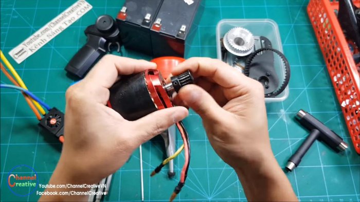 Электровелосипед на базе бесщеточного двигателя