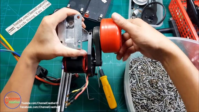 Электровелосипед на базе бесщеточного двигателя