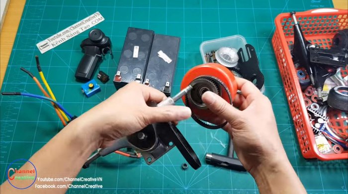 Электровелосипед на базе бесщеточного двигателя