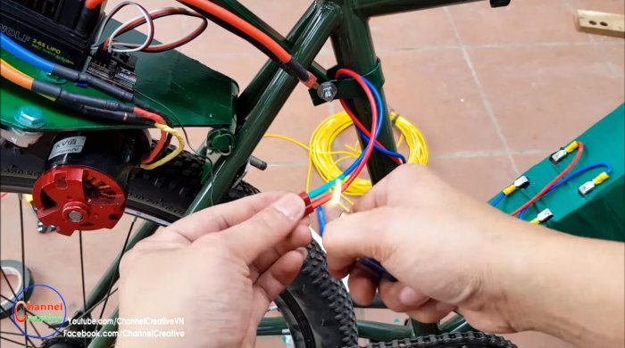 Электровелосипед на базе бесщеточного двигателя