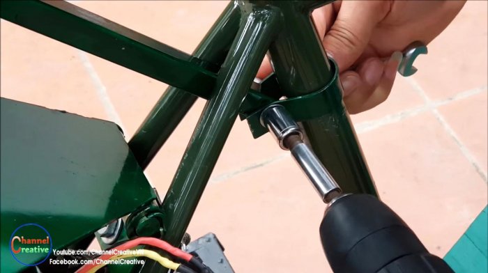 Электровелосипед на базе бесщеточного двигателя